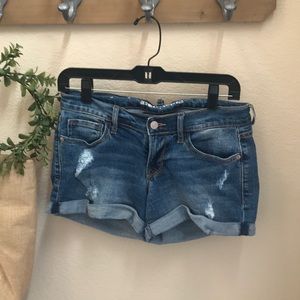 Old Navy Boyfriend Jean Shorts-Rolled Cuff